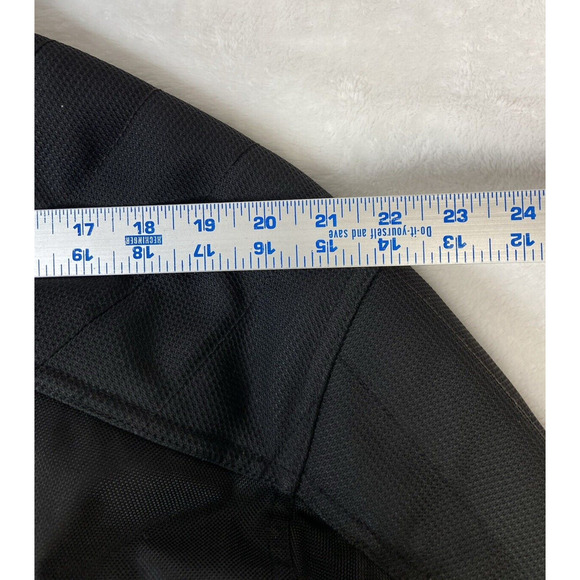 Polaris DuPont Thermolite Size Large Motorcycle Snowmobile Jacket Racing Black - Picture 12 of 16